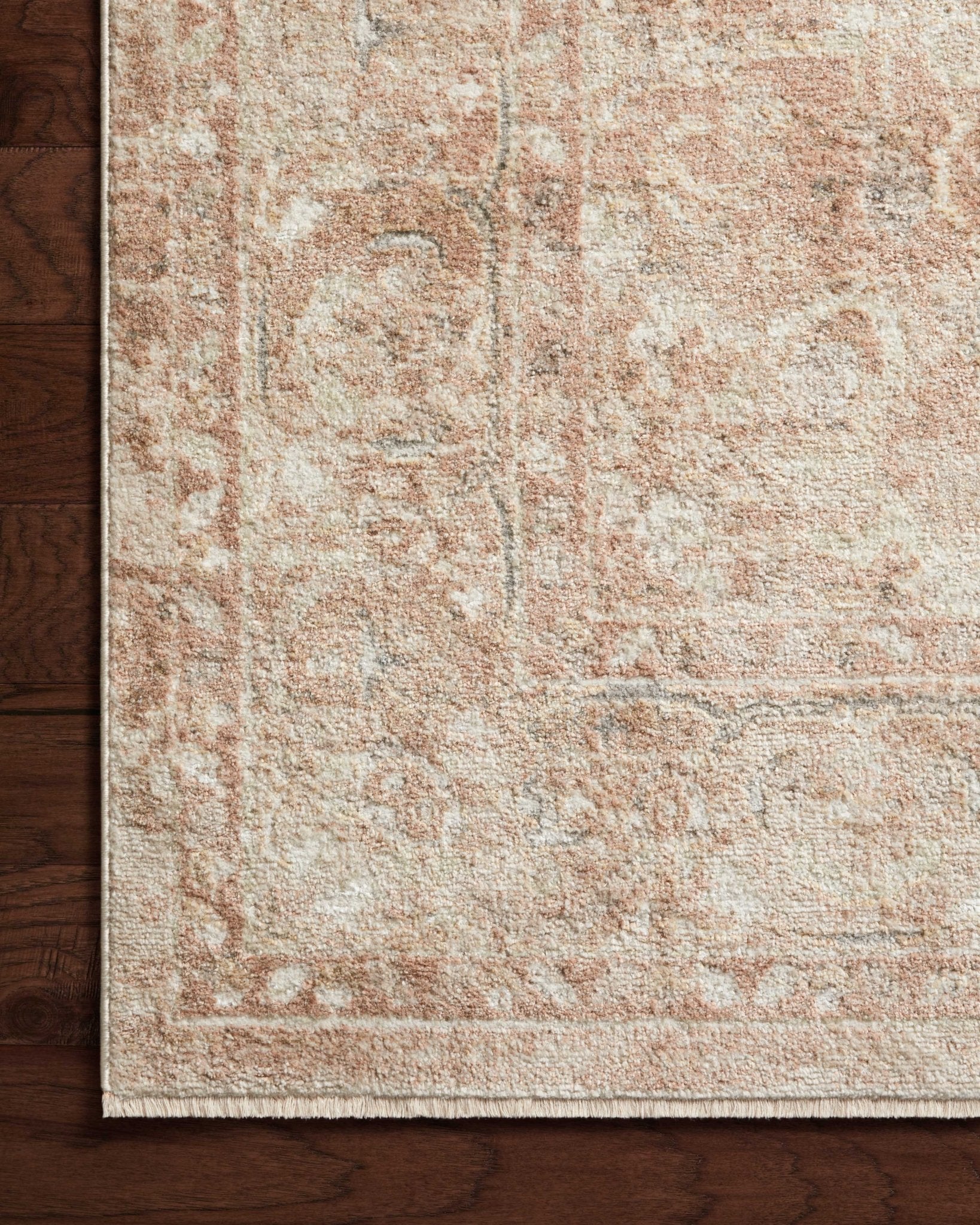 Loloi Sonnet Terracotta / Natural Area Rug White Cliff Studio Area Rug