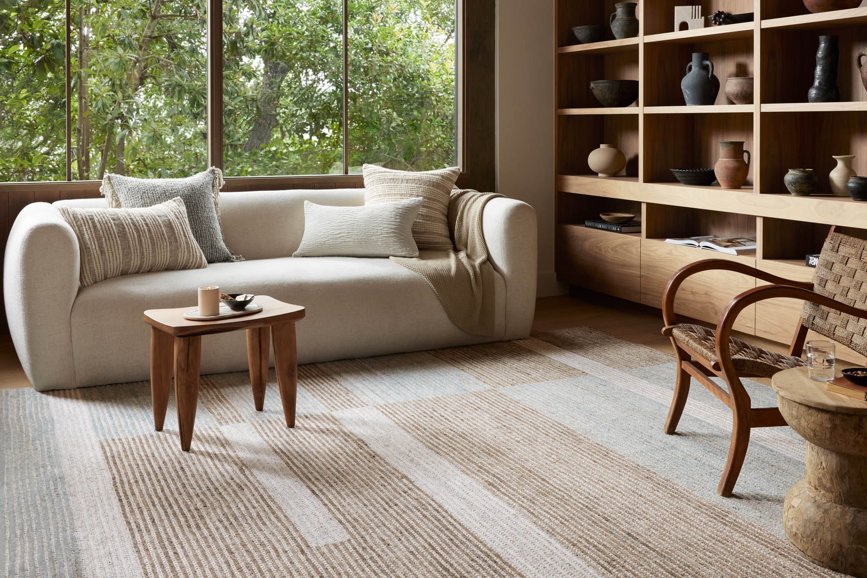 Loloi Stiles Tobacco / Lagoon Rug White Cliff Studio Area Rugs