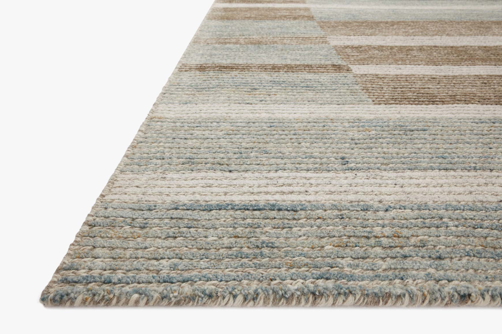 Loloi Stiles Tobacco / Lagoon Rug White Cliff Studio Area Rugs