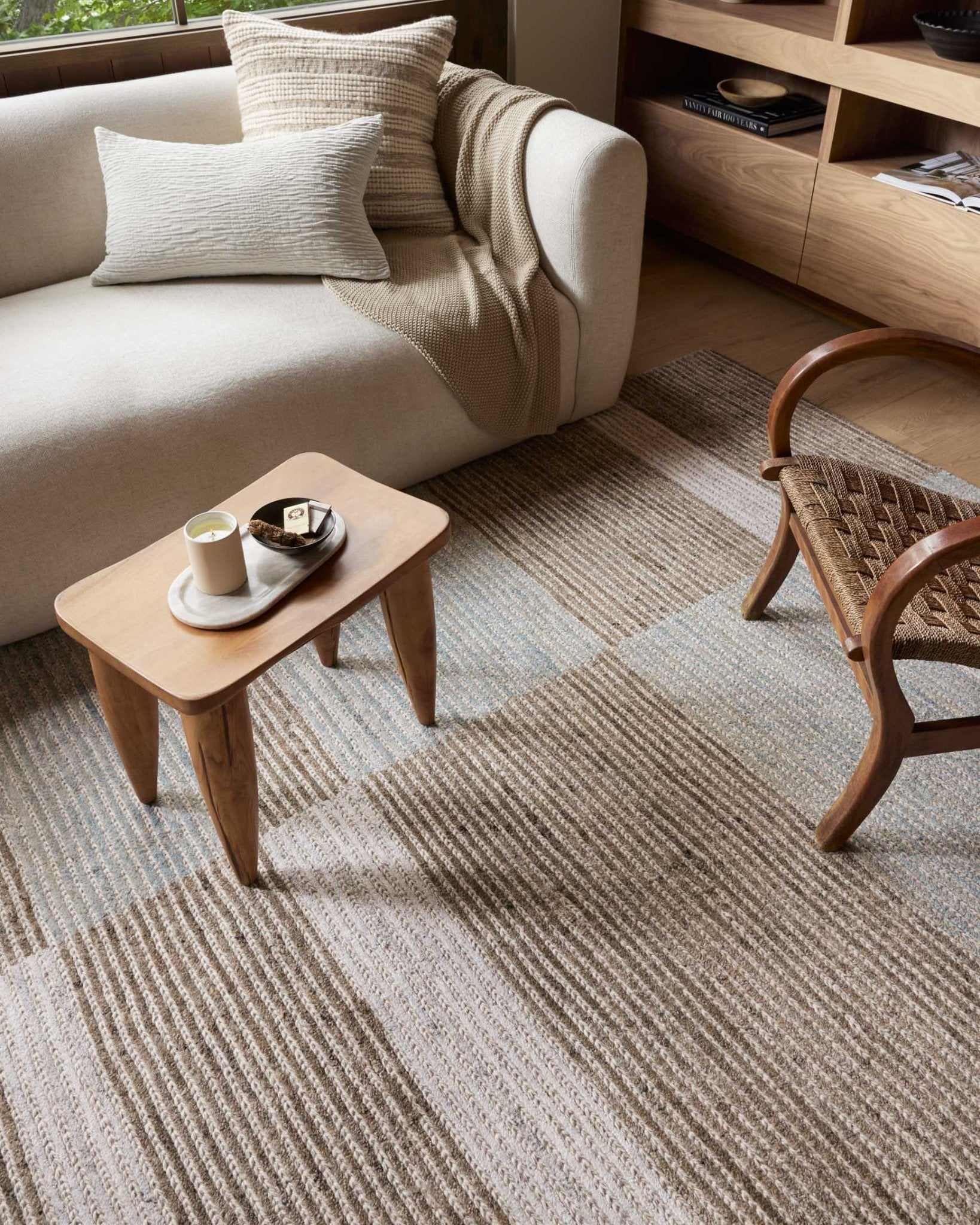 Loloi Stiles Tobacco / Lagoon Rug White Cliff Studio Area Rugs