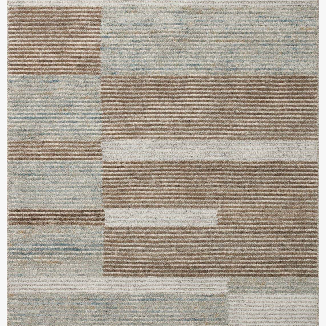 Loloi Stiles Tobacco / Lagoon Rug White Cliff Studio Area Rugs