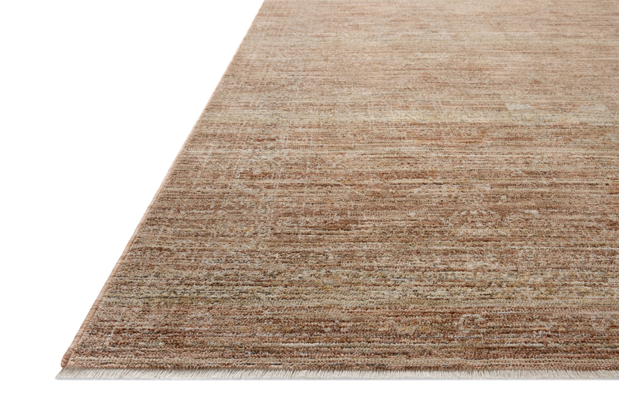 Loloi Tabitha Clay / Natural Accent Rug White Cliff Studio Accent Rug