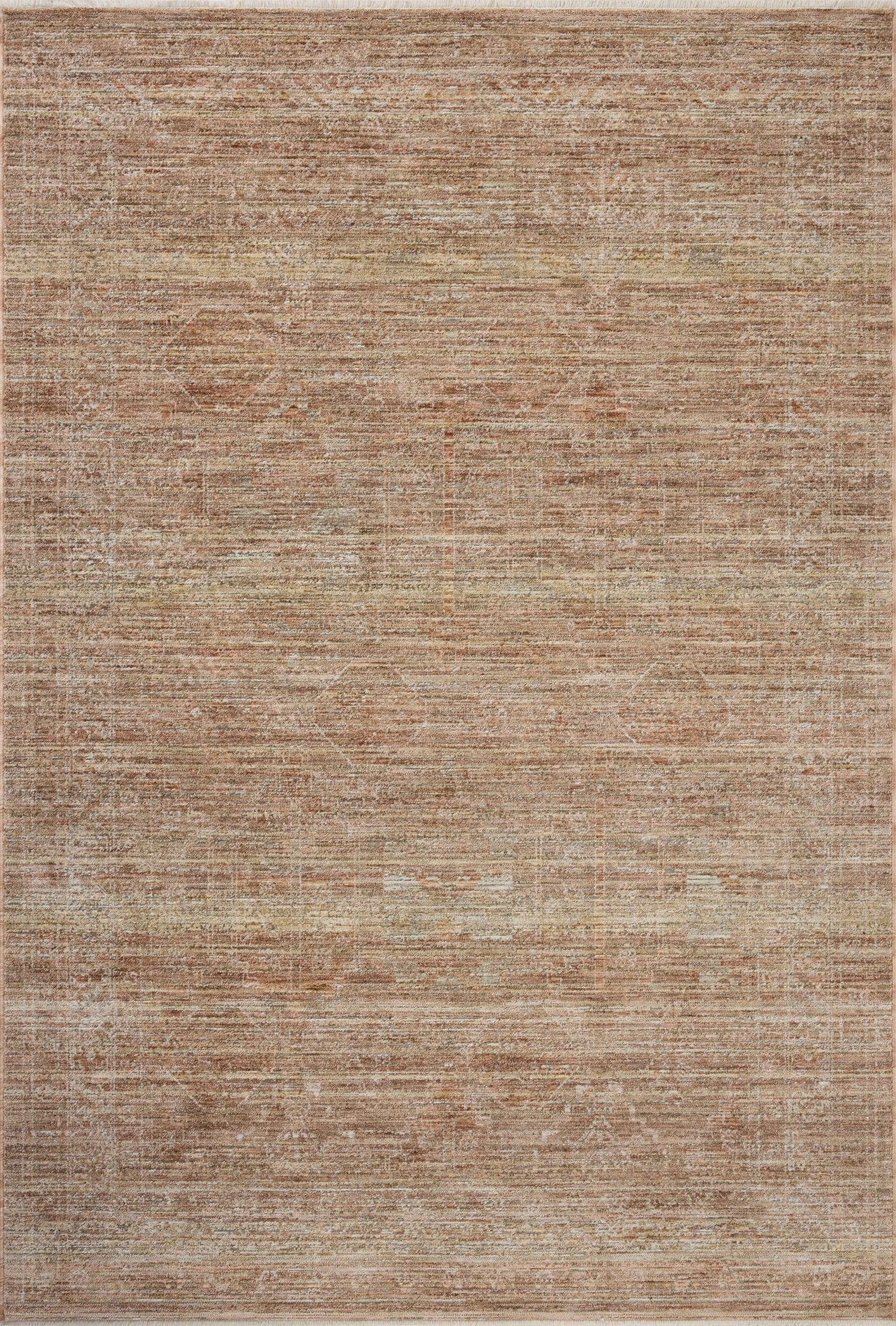 Loloi Tabitha Clay / Natural Accent Rug White Cliff Studio Accent Rug