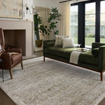 Loloi Tabitha Ivory / Khaki Accent Rug White Cliff Studio Accent Rug