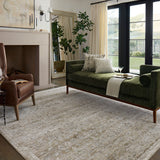 Loloi Tabitha Ivory / Khaki Accent Rug White Cliff Studio Accent Rug