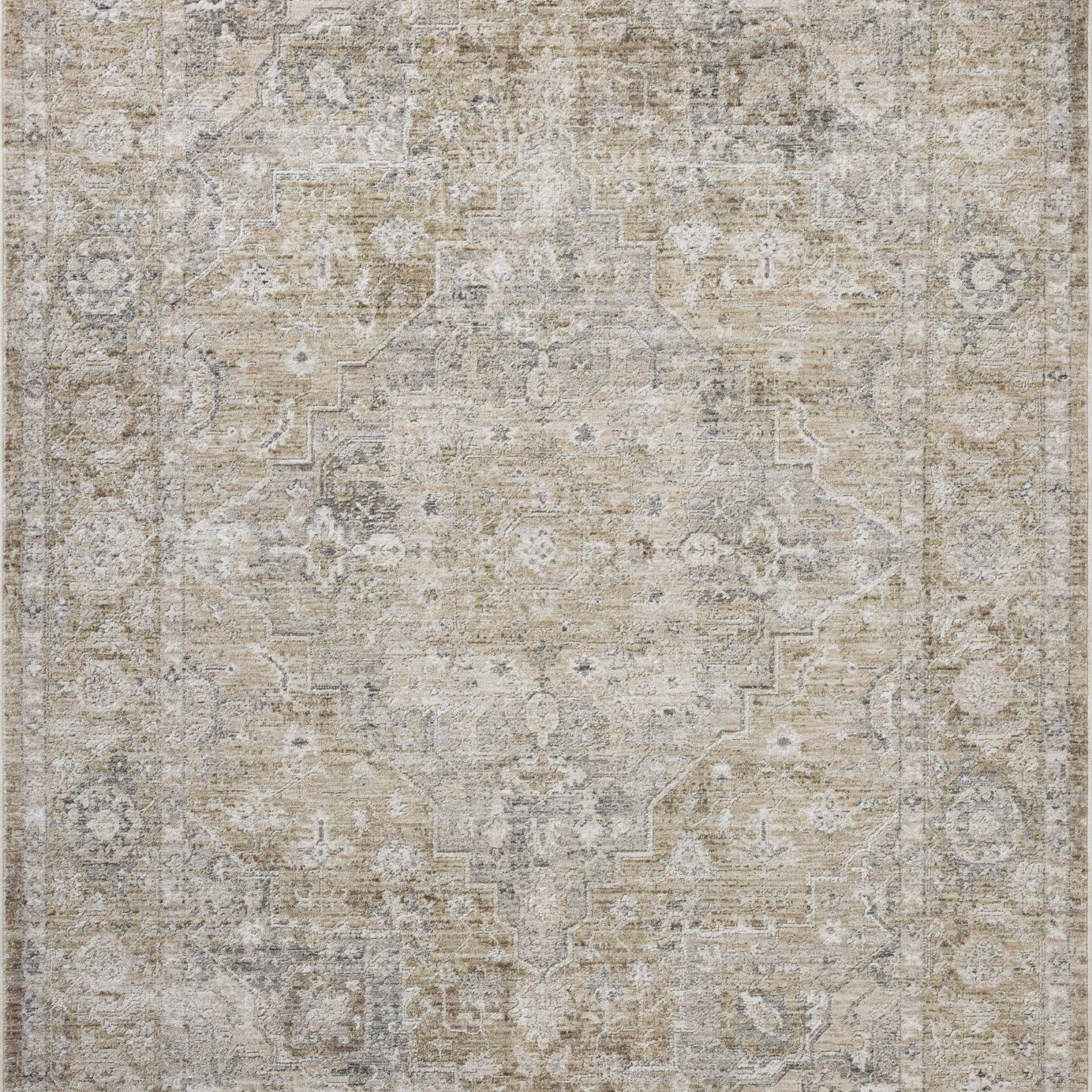 Loloi Tabitha Khaki / Slate Accent Rug White Cliff Studio Accent Rug