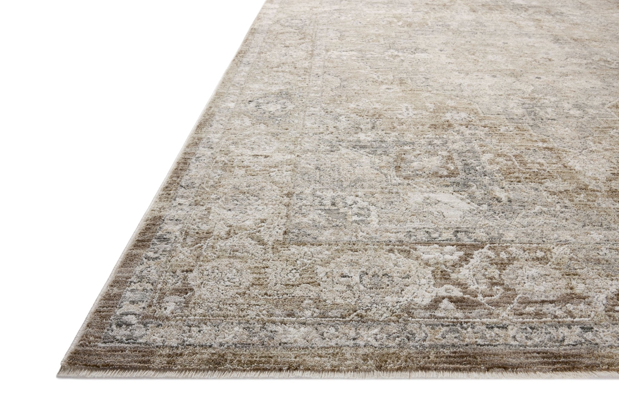 Loloi Tabitha Khaki / Slate Accent Rug White Cliff Studio Accent Rug