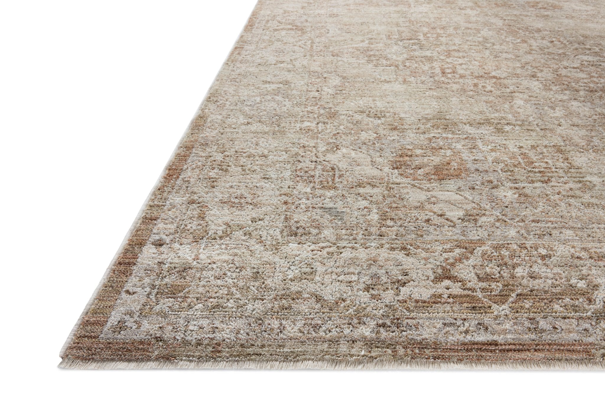 Loloi Tabitha Natural / Clay Accent Rug White Cliff Studio Accent Rug