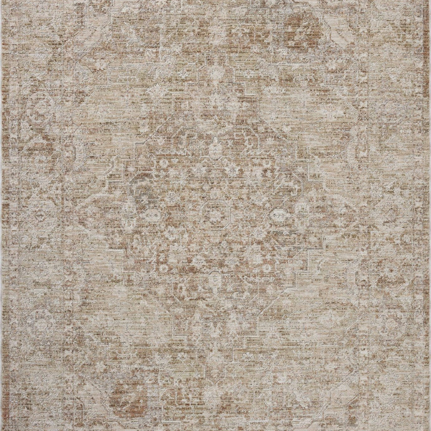 Loloi Tabitha Natural / Clay Accent Rug White Cliff Studio Accent Rug
