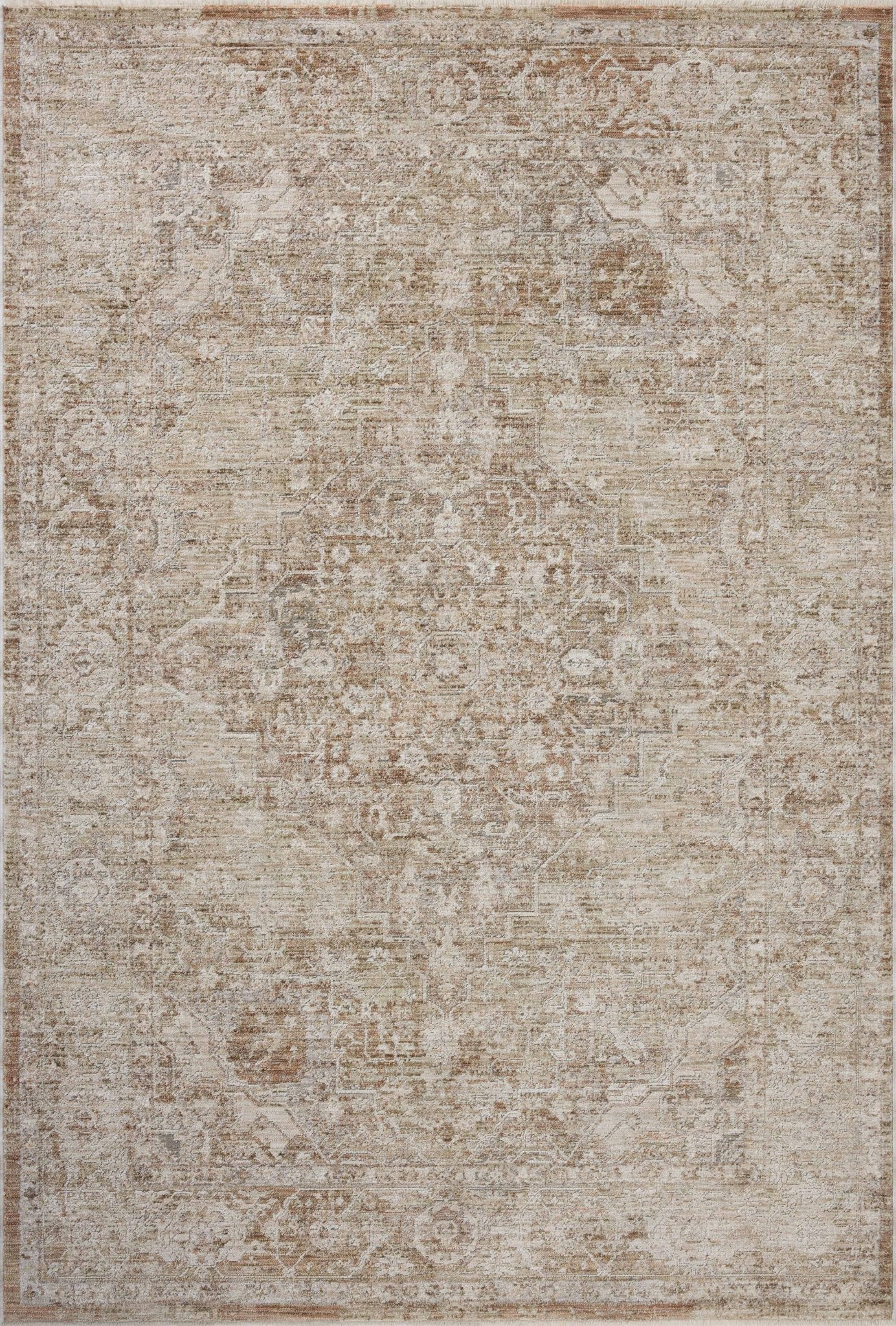 Loloi Tabitha Natural / Clay Accent Rug White Cliff Studio Accent Rug