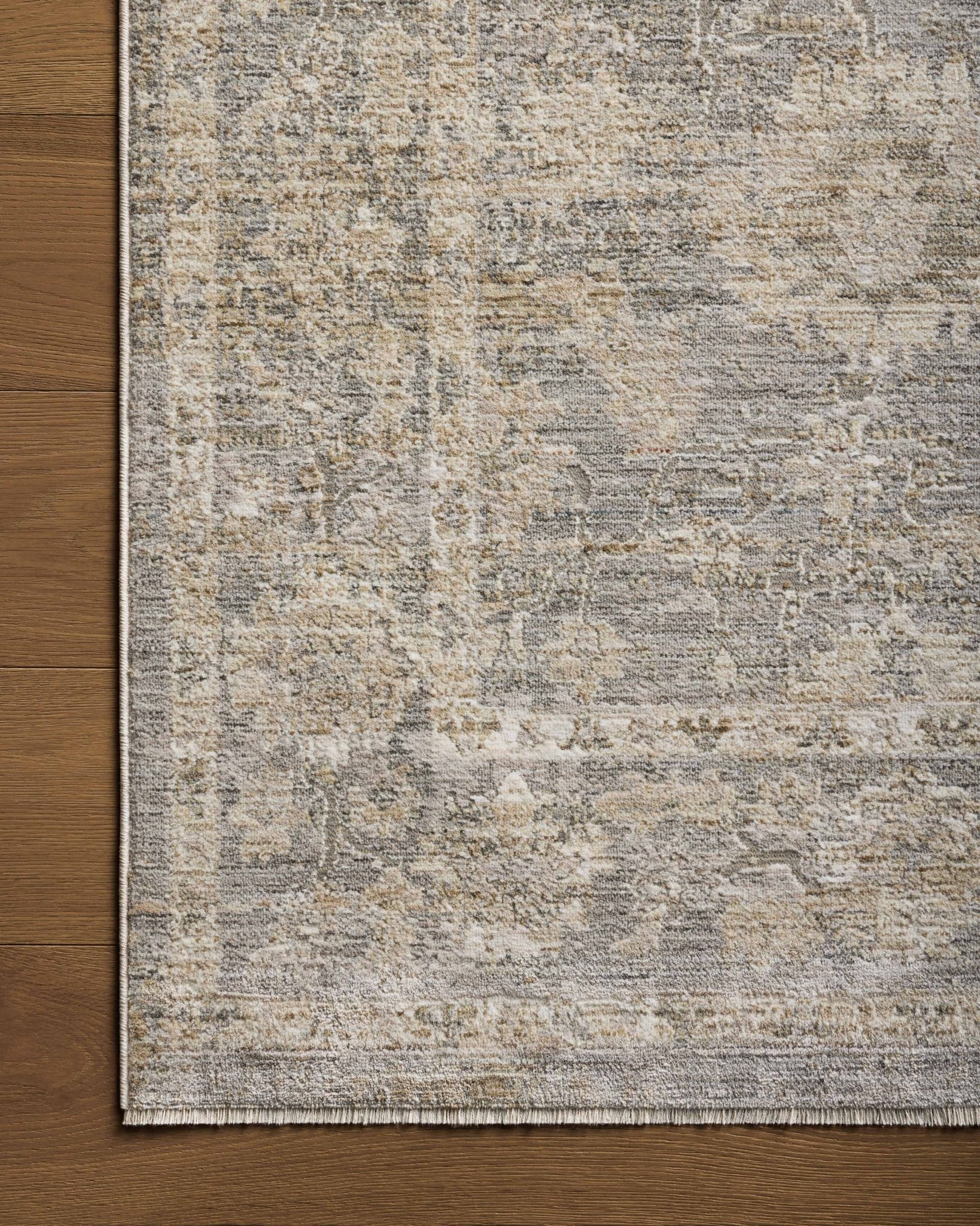 Loloi Tabitha Slate / Natural Accent Rug White Cliff Studio Accent Rug