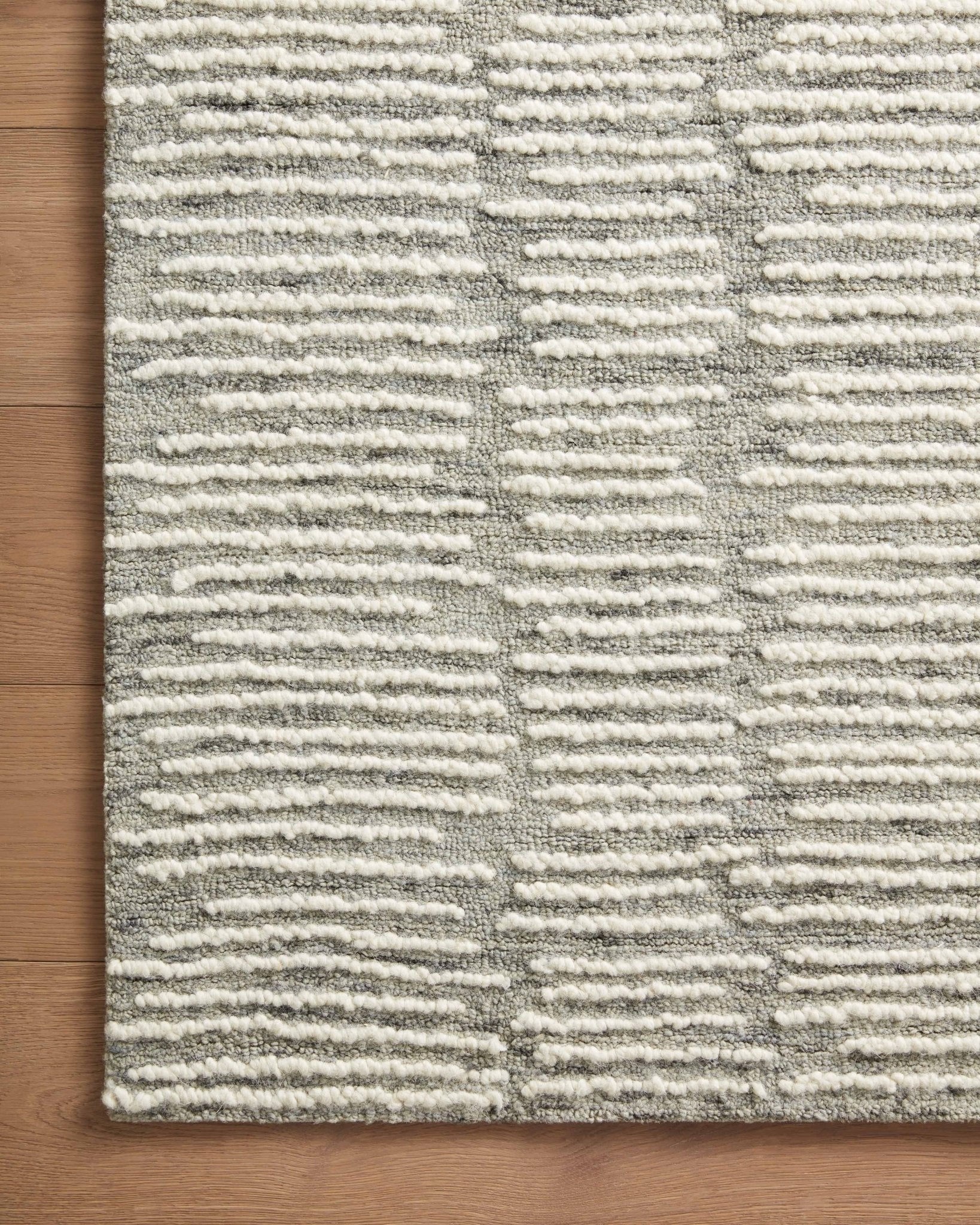 Loloi Tallulah Stone / Ivory Area Rug White Cliff Studio Area Rug