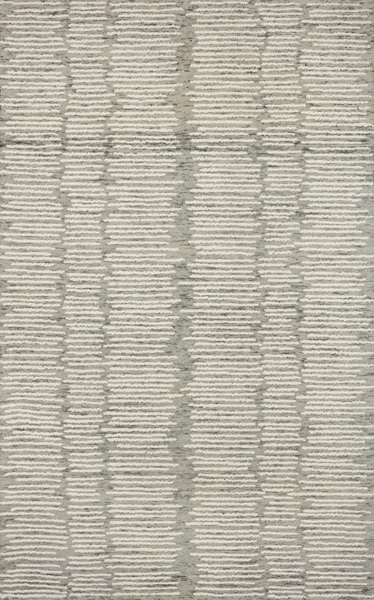 Loloi Tallulah Stone / Ivory Area Rug White Cliff Studio Area Rug