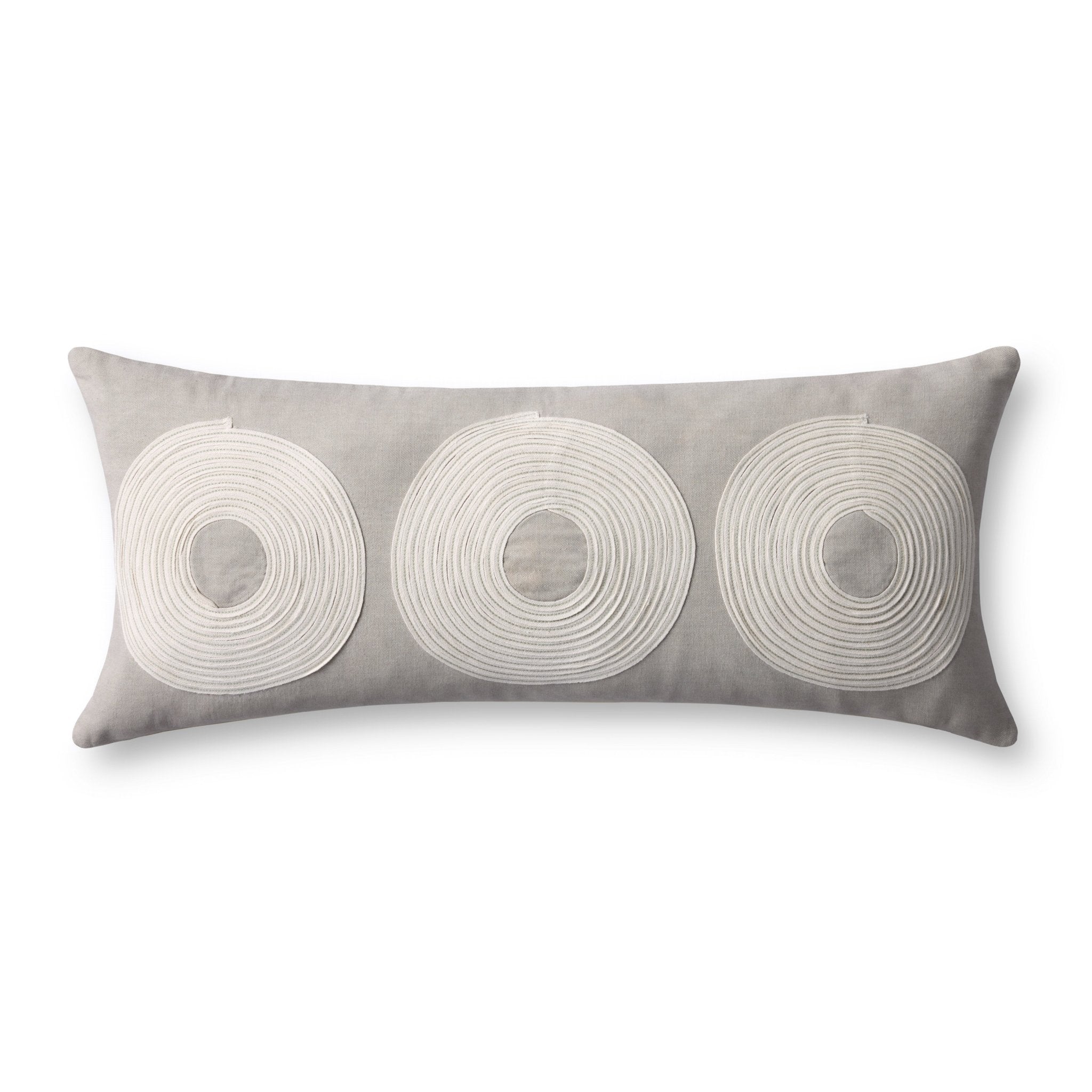 Loloi Taupe / Natural Pillow White Cliff Studio Pillow