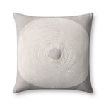 Loloi Taupe / Natural Pillow White Cliff Studio Pillow