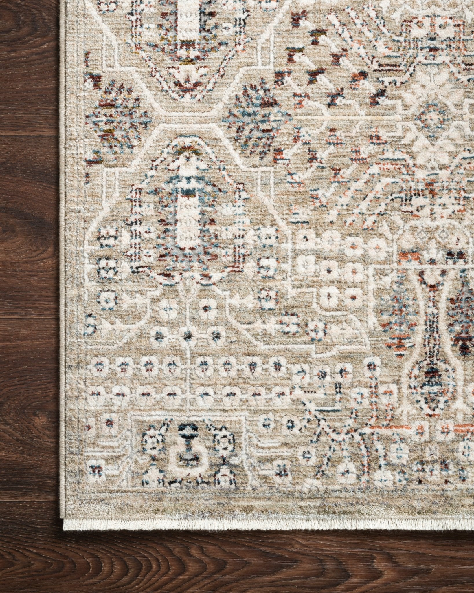 Loloi Theia Granite / Ivory Area Rug White Cliff Studio Area Rug
