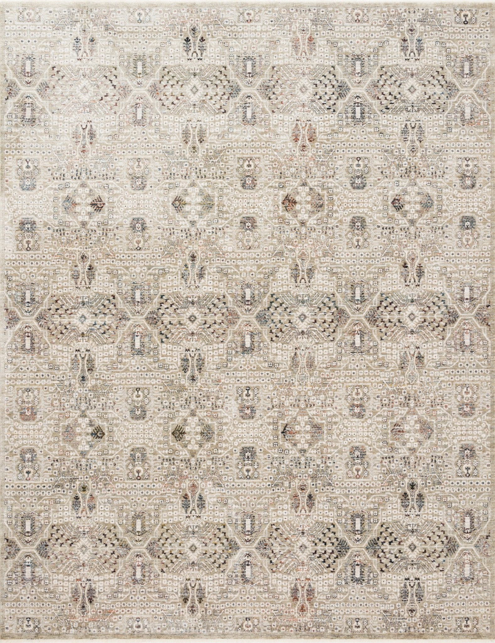 Loloi Theia Granite / Ivory Area Rug White Cliff Studio Area Rug