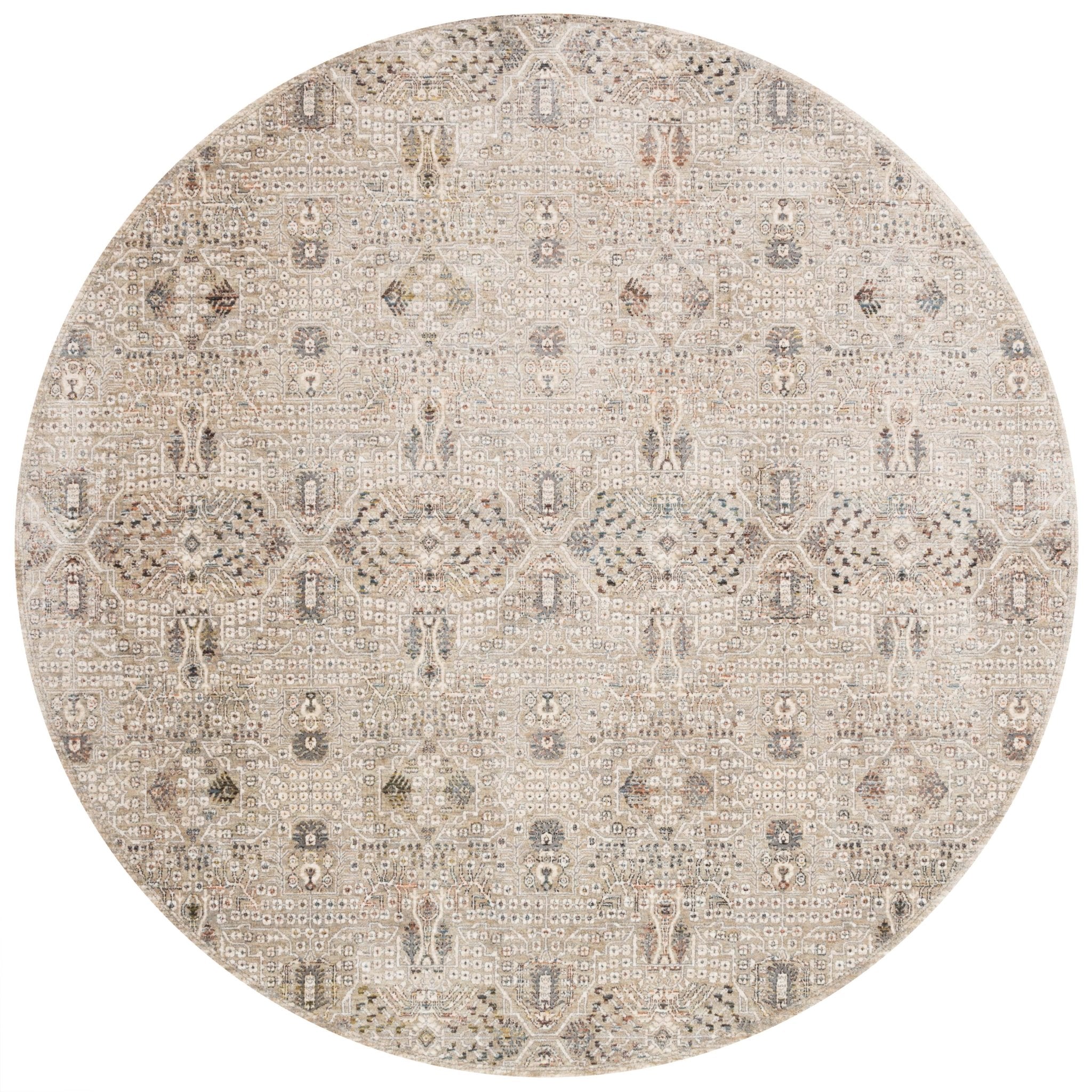 Loloi Theia Granite / Ivory Area Rug White Cliff Studio Area Rug