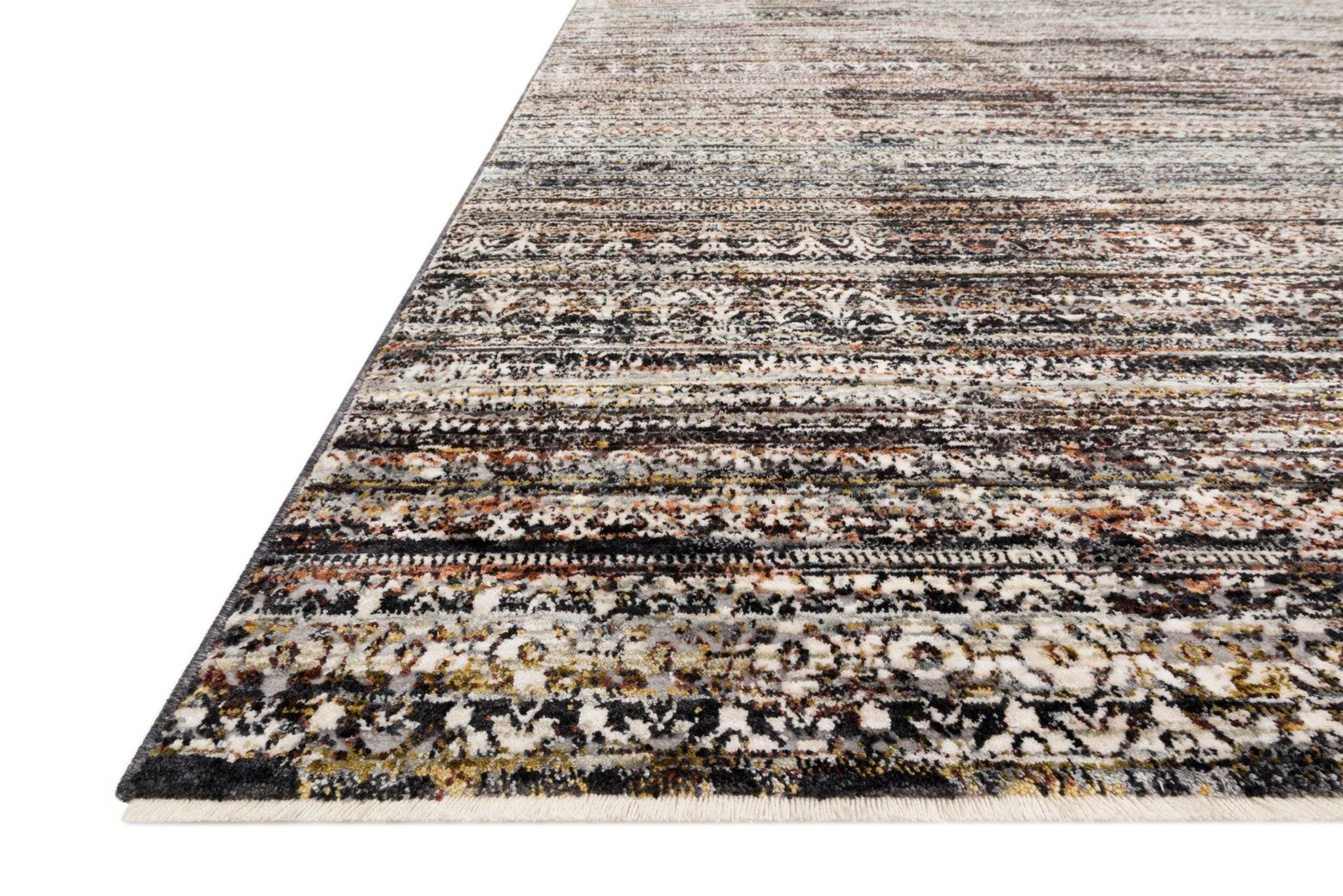Loloi Theia Grey / Multi Area Rug White Cliff Studio Area Rug