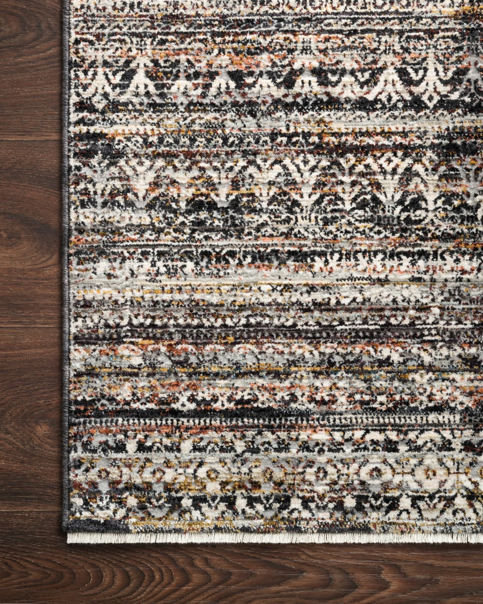 Loloi Theia Grey / Multi Area Rug White Cliff Studio Area Rug