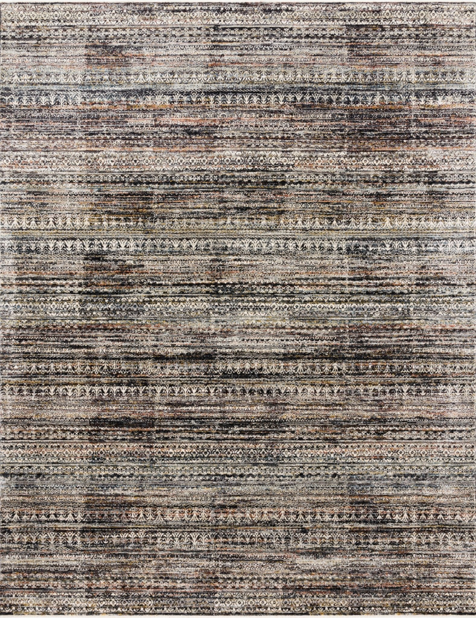 Loloi Theia Grey / Multi Area Rug White Cliff Studio Area Rug
