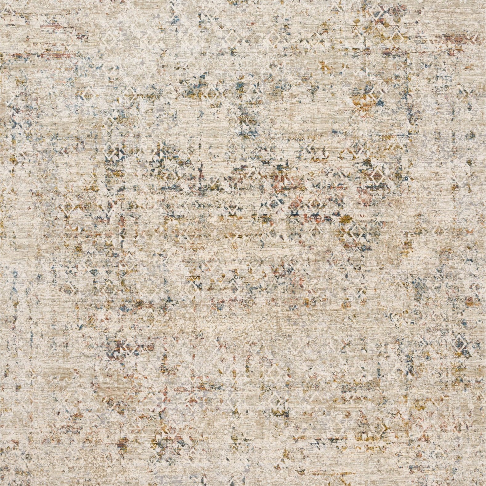 Loloi Theia Multi / Natural Area Rug White Cliff Studio Area Rug