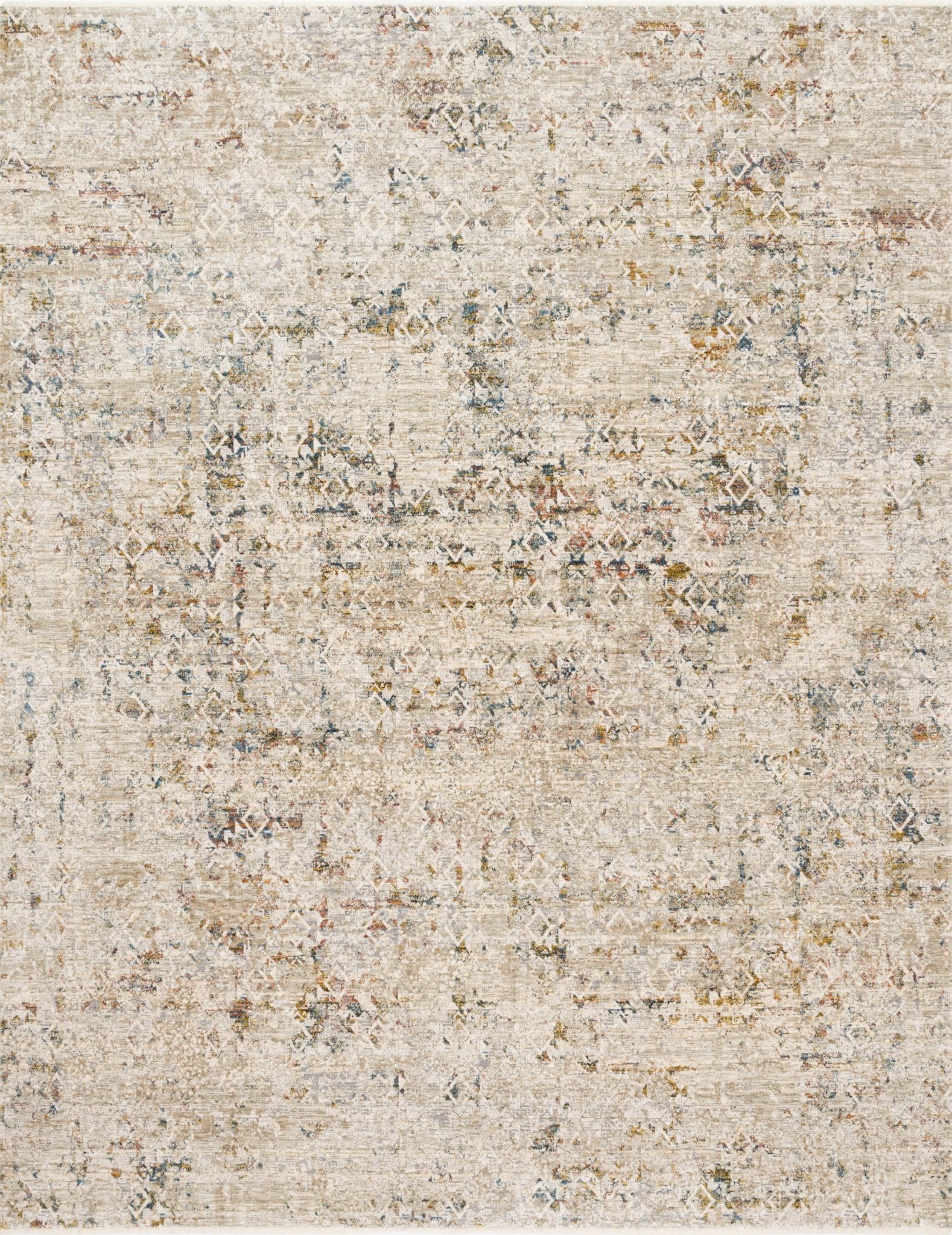 Loloi Theia Multi / Natural Area Rug White Cliff Studio Area Rug