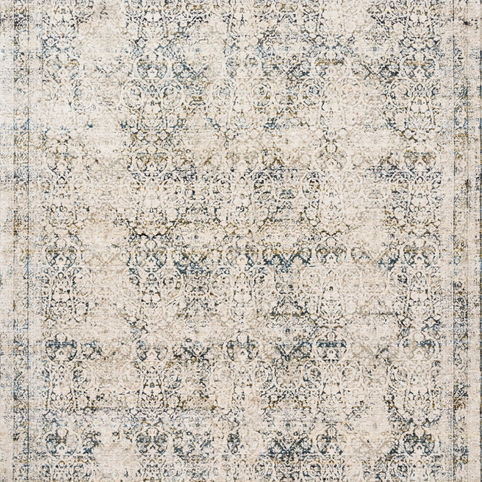 Loloi Theia Natural / Ocean Area Rug White Cliff Studio Area Rug