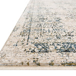 Loloi Theia Natural / Ocean Area Rug White Cliff Studio Area Rug
