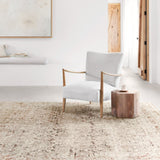 Loloi Theia Natural / Rust Area Rug White Cliff Studio Area Rug