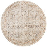 Loloi Theia Natural / Rust Area Rug White Cliff Studio Area Rug