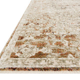 Loloi Theia Natural / Rust Area Rug White Cliff Studio Area Rug