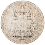 Loloi Theia Taupe / Brick Area Rug White Cliff Studio Area Rug