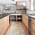 Loloi Theia Taupe / Brick Area Rug White Cliff Studio Area Rug