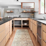 Loloi Theia Taupe / Brick Area Rug White Cliff Studio Area Rug