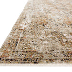 Loloi Theia Taupe / Gold Area Rug White Cliff Studio Area Rug