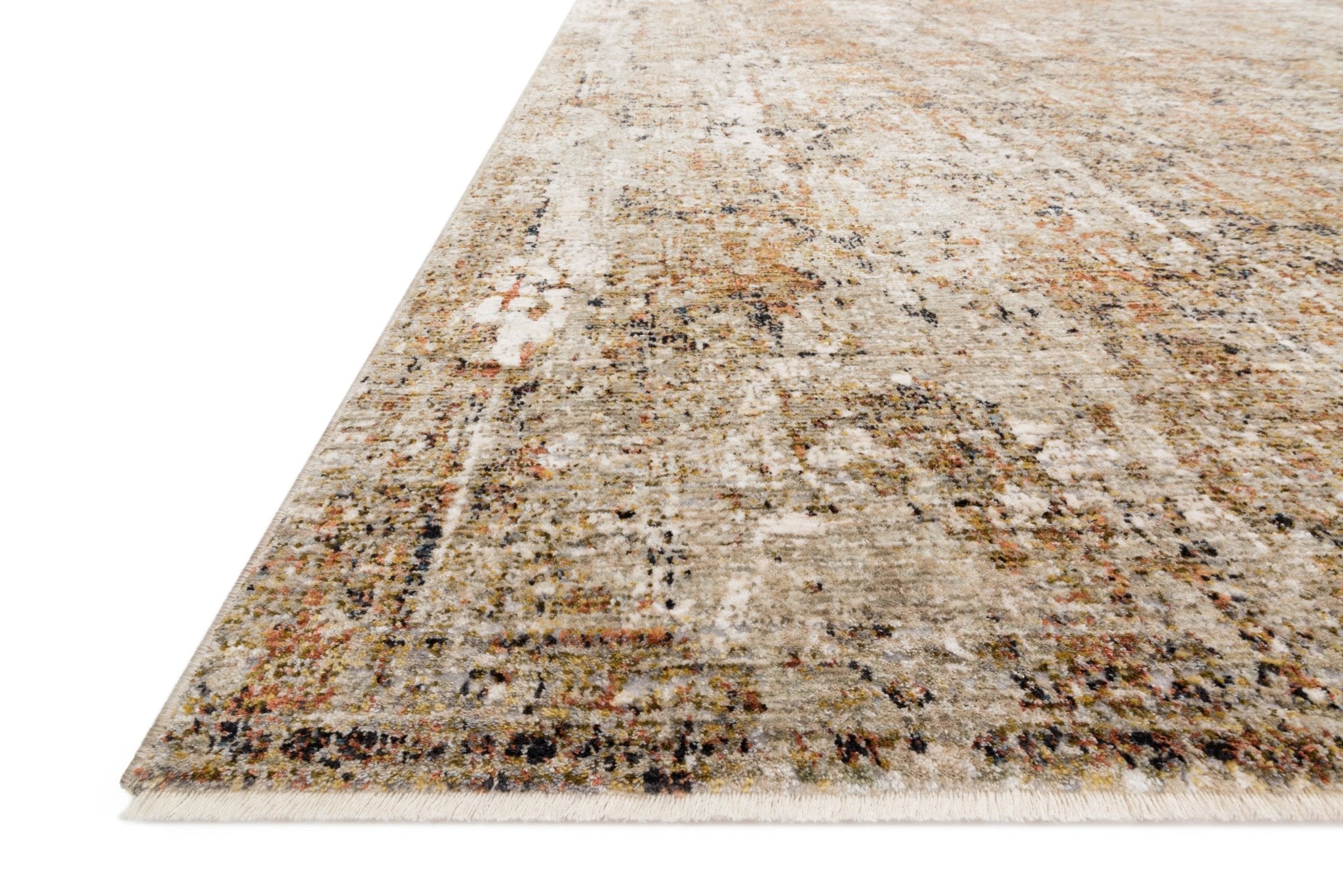 Loloi Theia Taupe / Gold Area Rug White Cliff Studio Area Rug