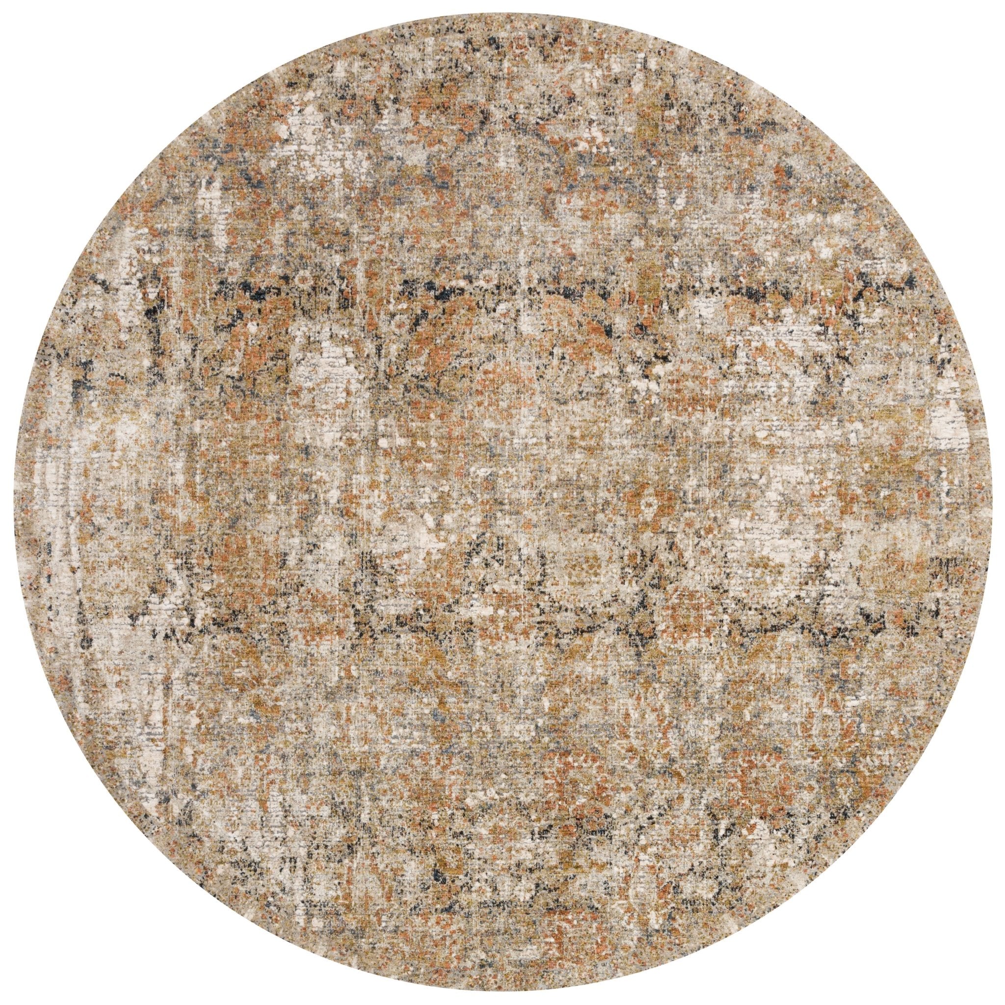 Loloi Theia Taupe / Gold Area Rug White Cliff Studio Area Rug