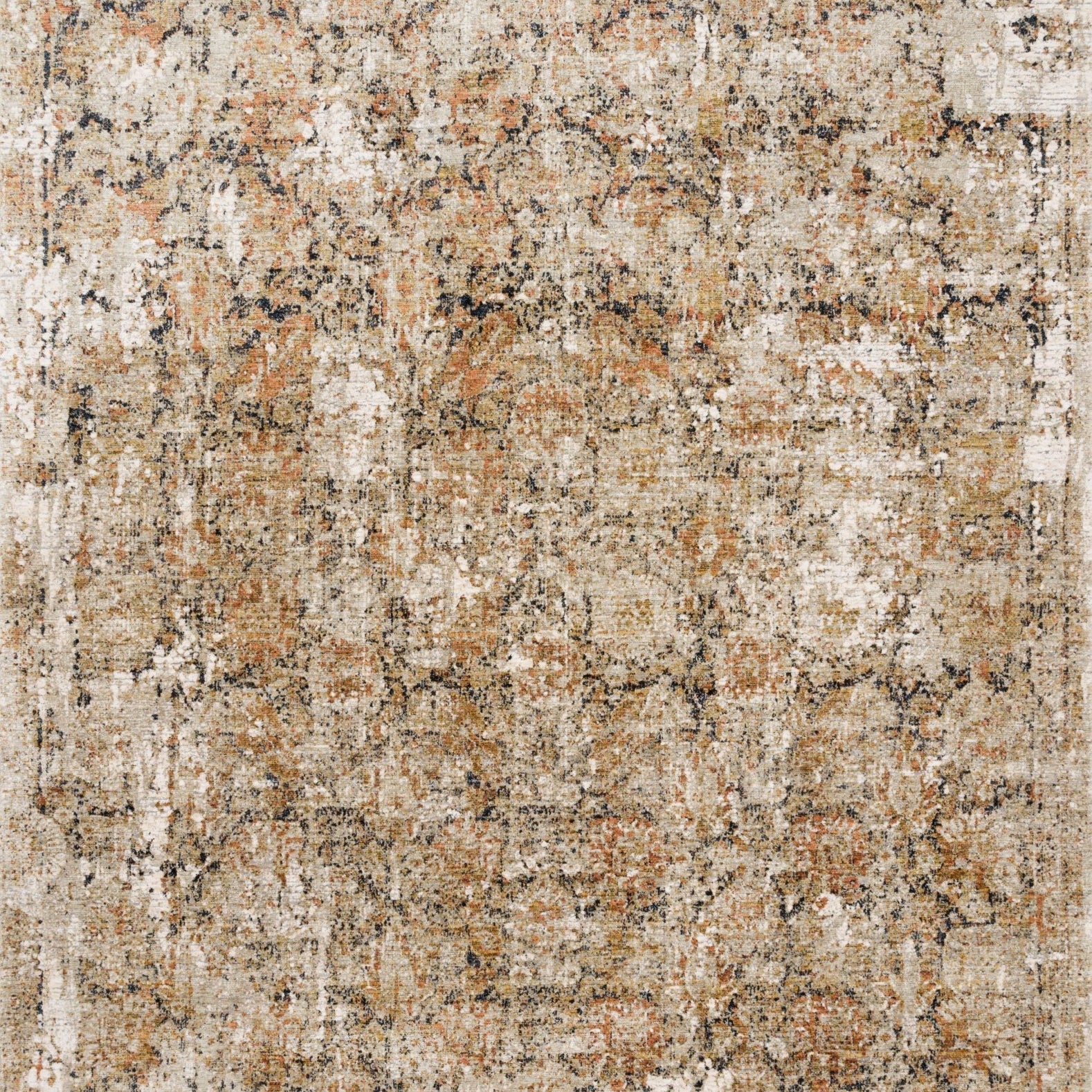Loloi Theia Taupe / Gold Area Rug White Cliff Studio Area Rug
