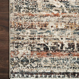 Loloi Theia Taupe / Multi Area Rug White Cliff Studio Area Rug
