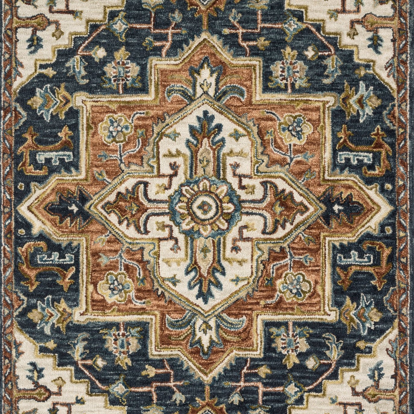 Loloi Victoria Blue / Multi Sample Rug White Cliff Studio Sample Rug