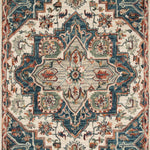 Loloi Victoria Blue / Red Sample Rug White Cliff Studio Sample Rug