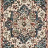 Loloi Victoria Blue / Red Sample Rug White Cliff Studio Sample Rug