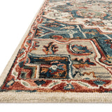Loloi Victoria Blue / Red Sample Rug White Cliff Studio Sample Rug