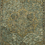Loloi Victoria Dark Green / Tobacco Sample Rug White Cliff Studio Sample Rug