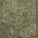 Loloi Victoria Dark Green / Tobacco Sample Rug White Cliff Studio Sample Rug