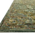 Loloi Victoria Dark Green / Tobacco Sample Rug White Cliff Studio Sample Rug