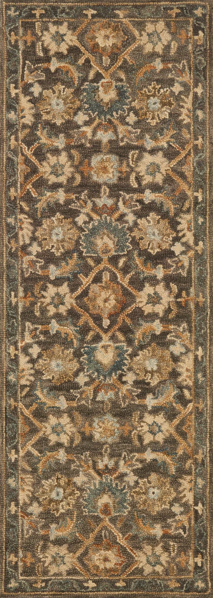 Loloi Victoria Dk Taupe / Multi Sample Rug White Cliff Studio Sample Rug