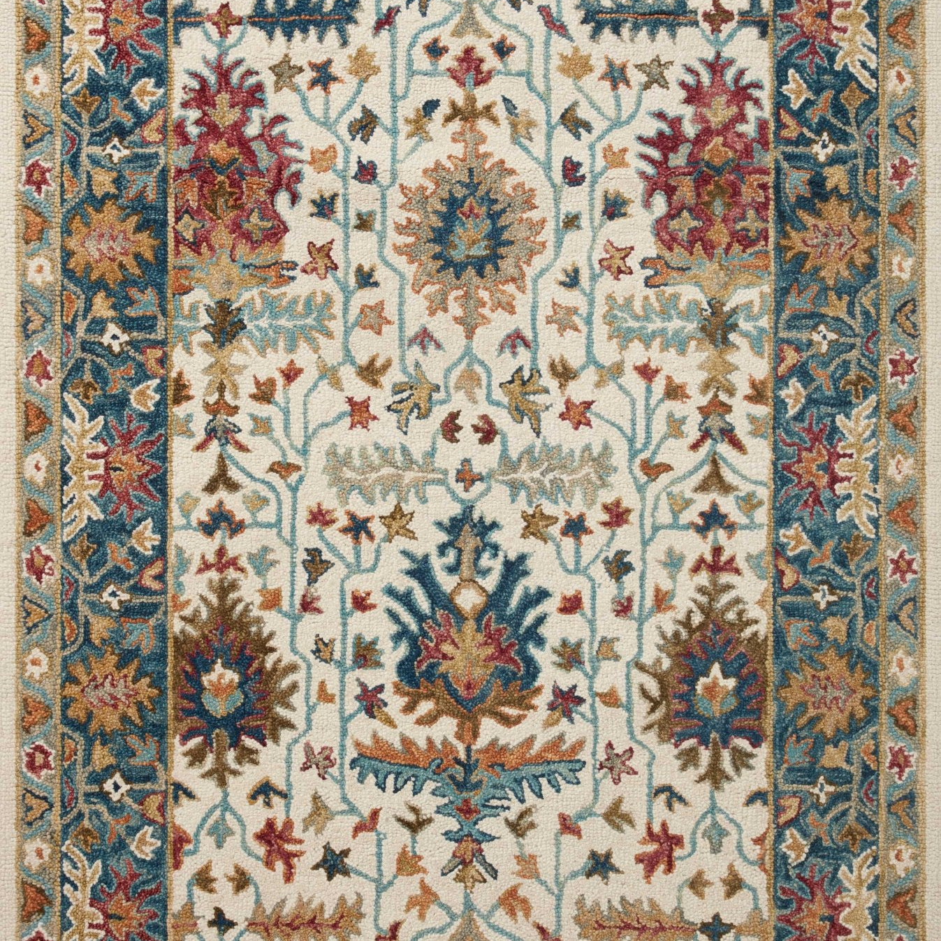 Loloi Victoria Ivory / Sky Sample Rug White Cliff Studio Sample Rug