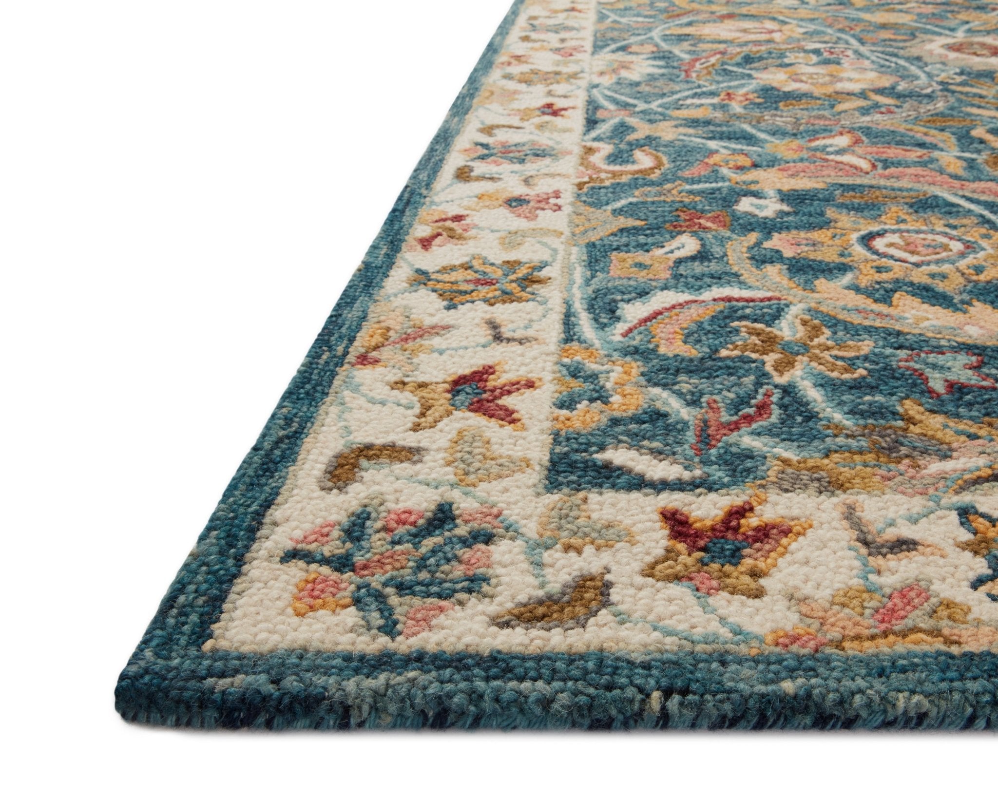 Loloi Victoria Ocean / Multi Sample Rug White Cliff Studio Sample Rug